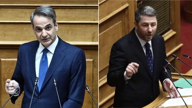 Μητσοτάκης Ανδρουλάκης βουλή