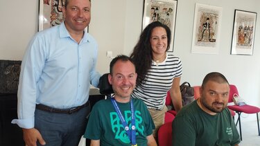 Τον Γρηγόρη Πολυχρονίδη τίμησε ο Μανώλης Μενεγάκης