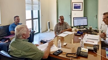 Συνάντηση εργασίας της ΔΕΥΑ Χερσονήσου για τη λειψυδρία