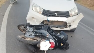 Τροχαίο ατύχημα με μηχανή στην Κίσσαμο