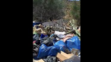 Λυγαριά, Σκουπίδια