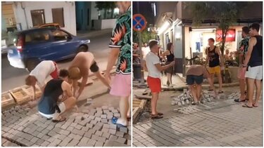 touristes malia kriti