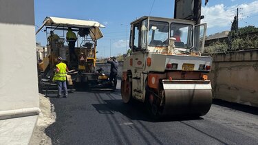 Αφαλτόστρωση, Νέα Αλικαρνασσός