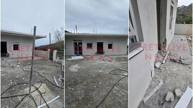 Κολάζ - το σπίτι στα Βορίζια