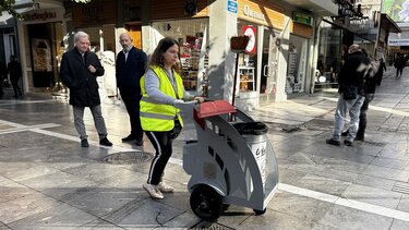 Νέος εξοπλισμός για τον οδοκαθαρισμό Δήμος Ηρακλείου
