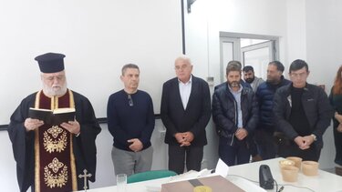 Αγιασμός και κοπή πίτας στη ΔΕΥΑΗ για τη νέα χρονιά