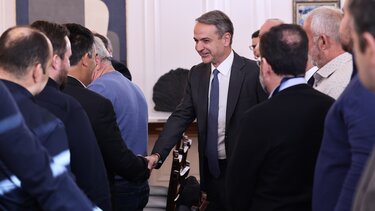 Αγρότες, Μέγαρο Μαξίμου, Συνάντηση