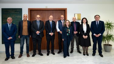 Επίσκεψη των Πρυτανικών Αρχών του Αριστοτελείου Πανεπιστημίου Θεσσαλονίκης στο Πανεπιστήμιο Κρήτης
