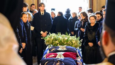 Πριγκίπισσα Ειρήνη, Κηδεία, Τατόι