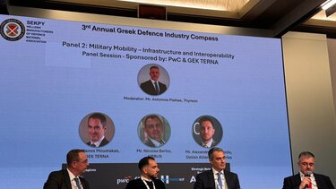  Μ. Μουστάκας (ΓΕΚ ΤΕΡΝΑ): Ο κρίσιμος ρόλος των υποδομών στη στρατιωτική κινητικότητα