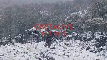 Ηράκλειο: “Λευκό” ποδαρικό… με χιόνια μια “ανάσα” από την πόλη!