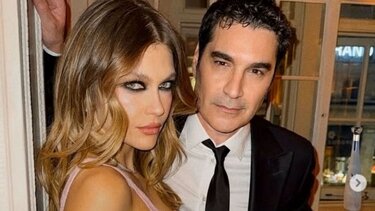 Η Κλέλια Ανδριολάτου και ο Χριστόφορος Παπακαλιάτης στο after party των BAFTA 