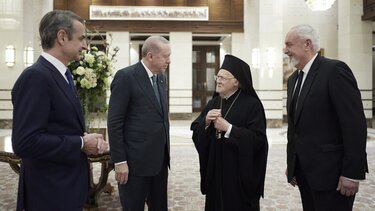 Κυριάκος Μητσοτάκης, Ρετζέπ Ταγίπ Ερντογάν, Οικουμενικός Πατριάρχης