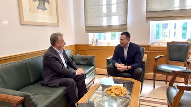  Συνάντηση με τον ΓΓ Επικοινωνίας και Ενημέρωσης είχε σήμερα ο Περιφερειάρχης Κρήτης