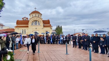  Δήμος Χερσονήσου: Τίμησαν τους τους ήρωες του 1821, γιόρτασαν τον Ευαγγελισμό της Θεοτόκου στις Γούρνες