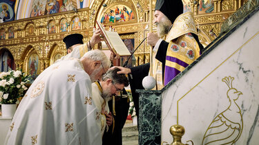 Χειροθεσία Πρωτοπρεσβυτέρου από τον Αρχιεπίσκοπο Αυστραλίας Μακάριο