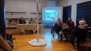 «Εικόνες του βλέμματος» - Με επιτυχία η ομιλία της Κατερίνας Ζαχαροπούλου στη Δημοτική Πινακοθήκη Χανίων