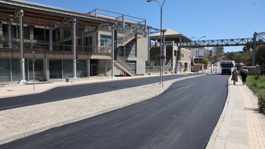 Λεωφόρος Πλαστήρα, Ασφαλτόστρωση