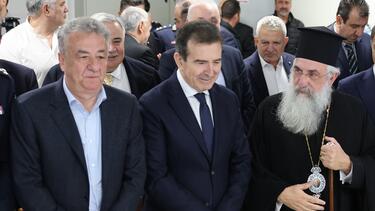 Στα εγκαίνια της νέας Λέσχης Σίτισης Αστυνομικών ο Δήμαρχος Φαιστού