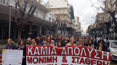 Χανιά, Εργαζόμενοι ΟΤΑ, Απεργία