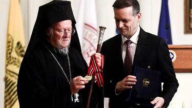Ο Δήμος Αθηναίων τίμησε τον Οικουμενικό Πατριάρχη Βαρθολομαίο