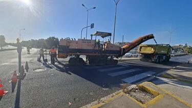 Ηράκλειο: Εργασίες επιδιόρθωσης φθορών οδοστρωμάτων 