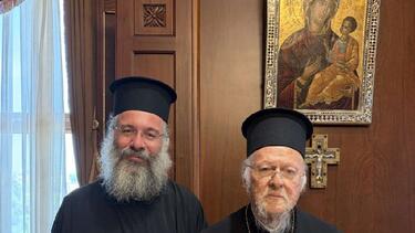 Ο Σεβ. Μητροπολίτης Ρεθύμνης και Αυλοποτάμου κ. Πρόδρομος στο Οικουμενικό Πατριαρχείο