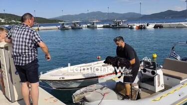 Γλύφα Φθιώτιδας: Βγήκαν με φουσκωτό στα ανοιχτά για να σώσουν σκύλο - Βίντεο