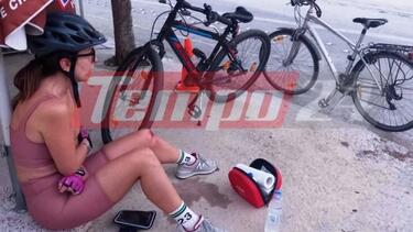 Πάτρα: Στο νοσοκομείο ποδηλάτισσα, έσπασε τον αγκώνα της