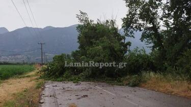 Λαμία: Μεγάλες ζημιές από την κακοκαιρία