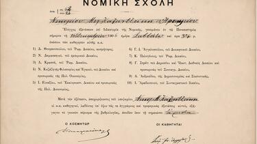 Νίκος Καζαντζάκης, Απολυτήριο 