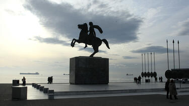 Μέγας Αλέξανδρος, Θεσσαλονίκη