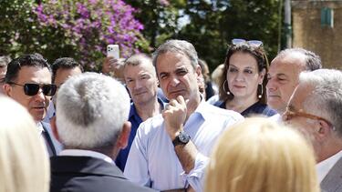 Μητσοτάκης από τη Ρόδο: Είμαστε έμπειροι μαραθωνοδρόμοι, κάποιοι άλλοι έχουν ήδη λαχανιάσει