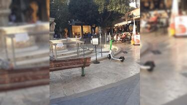 Πατίνι, Λιοντάρια, Πεζόδρομος