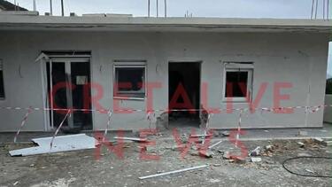 Βορίζια σπίτι Φραγκιαδάκη έκρηξη