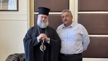 Συνάντηση του Μητροπολίτη Κυδωνίας και Αποκορώνου με τον Αντιπεριφερειάρχη Χανίων