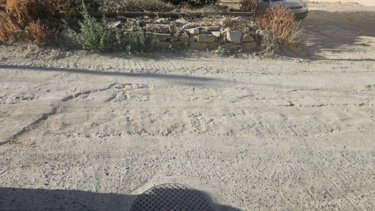 Οδός Ανδρομάχης, Γιόφυρος, Ασφαλτόστρωση