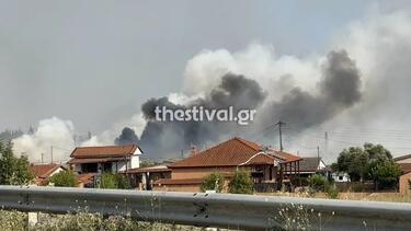 Συναγερμός για την μεγάλη φωτιά στη Χαλκιδική: Μήνυμα από το 112 για εκκένωση δύο οικισμών