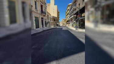 Οδός Γιαμαλάκη, Ασφαλτοστρώσεις