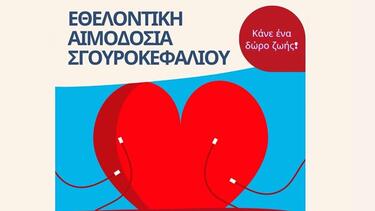 Εθελοντική αιμοδοσία στον Σγουροκεφάλι