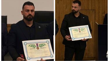 Ο λεβέντης Κρητικός που όρμησε στις φλόγες, τιμήθηκε με τον Αστυνομικό Σταυρό