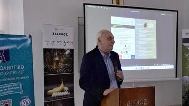 Μπαριτάκης: "Το ελαιόλαδο είναι πηγή ζωής για τη Βιάννο"