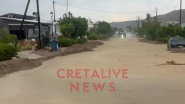 Ιεράπετρα: Επιχειρήσεις απεγκλωβισμού ατόμων στο Κουτσουνάρι