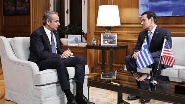 Μητσοτάκης Ρούμπιο Μαξίμου
