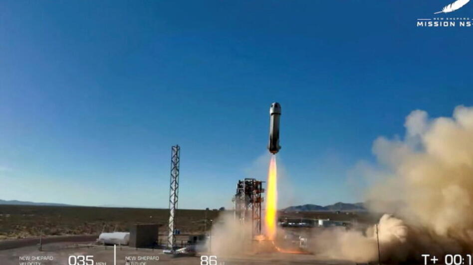 Νέο ταξίδι στο διάστημα για την Blue Origin του Τζεφ Μπέζος