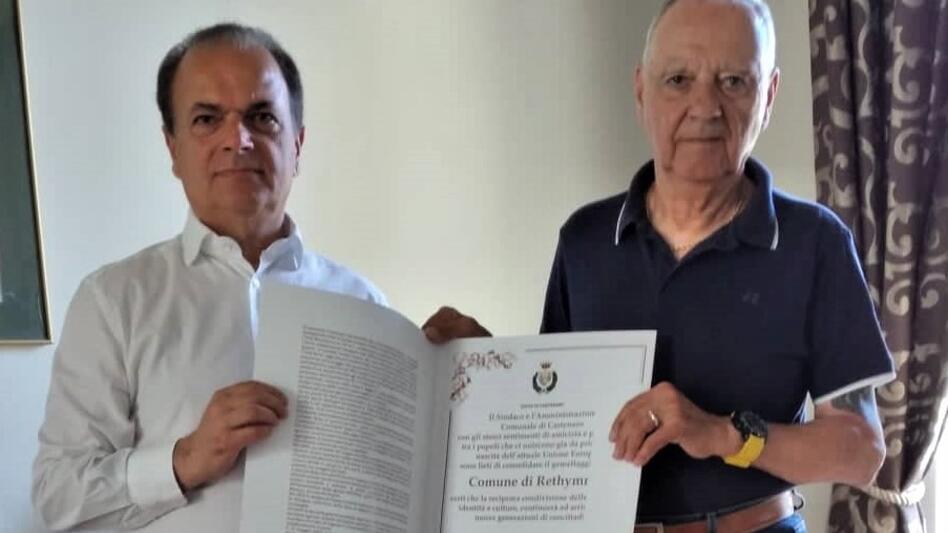 Αδελφοποιήθηκε το Ρέθυμνο με την ιταλική πόλη Καστενάζο