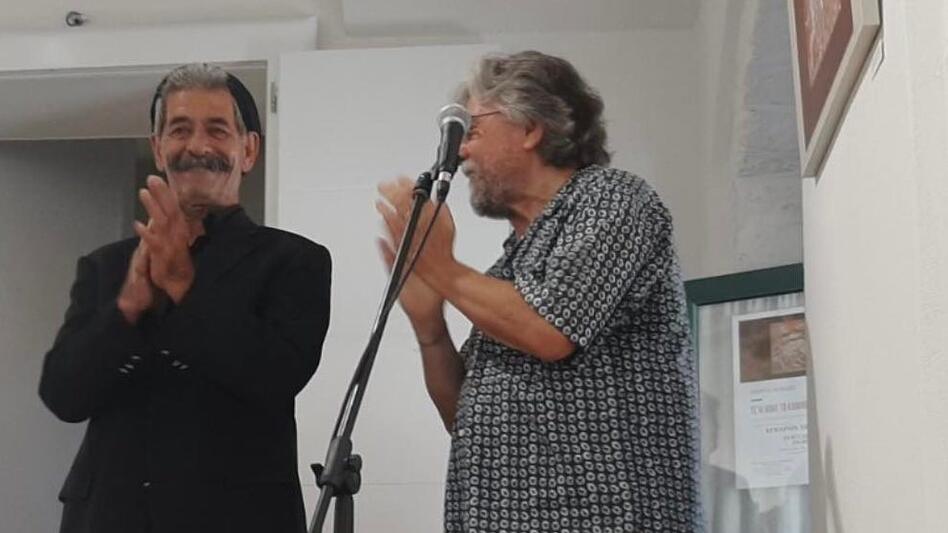 Μάγεψε το κοινό με την απαγγελία του "Ερωτόκριτου" ο Μπουργονίκος