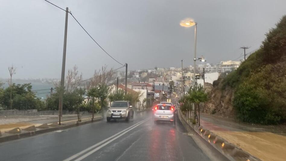 Χωρίς σοβαρά προβλήματα η κυκλοφορία στον ΒΟΑΚ απο Ρέθυμνο προς Ηράκλειο