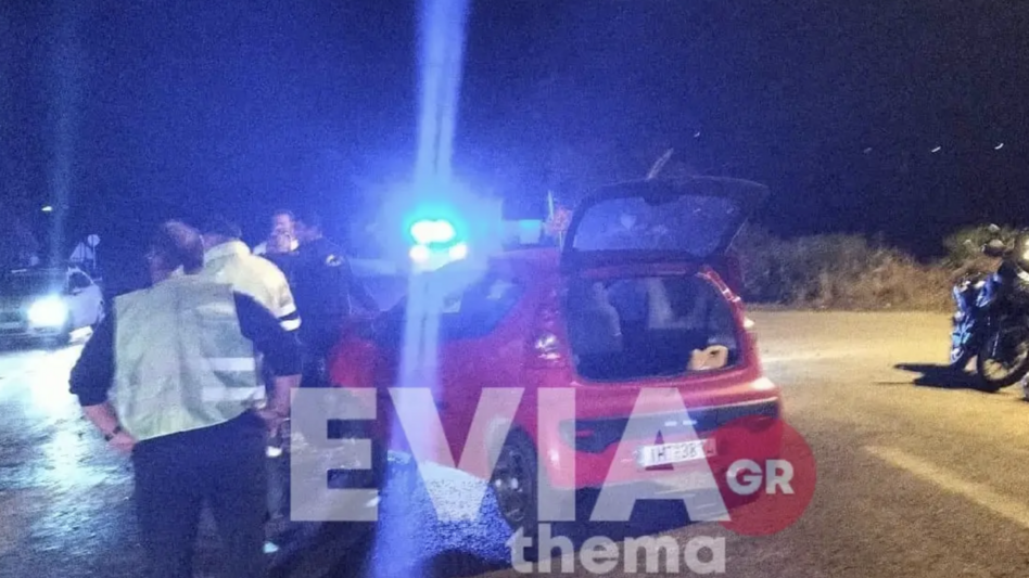 Σφοδρή σύγκρουση δυο αυτοκινήτων στην Ερέτρια