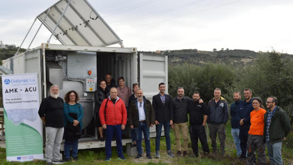 Παρουσίαση της πρώτης αυτόνομης μονάδας κομποστοποίησης από τη DIALYNAS S.A. 